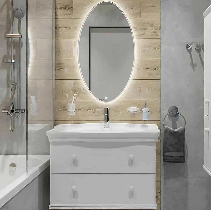 Комплект мебели для ванной STWORKI Вестерос 85 415157 подвесной Белый