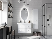 Комплект мебели для ванной STWORKI Вестерос 85 415157 подвесной Белый-3
