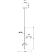 Подвесной светильник Maytoni Modern Fad MOD070PL-L18B3K Черный матовый-4