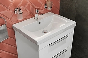 Комплект мебели для ванной STWORKI Копенгаген 60 467206 подвесной Белый-4