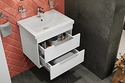Комплект мебели для ванной STWORKI Копенгаген 60 467206 подвесной Белый-5