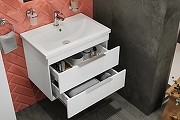 Комплект мебели для ванной STWORKI Копенгаген 70 467217 подвесной Белый-5