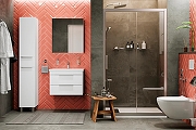 Комплект мебели для ванной STWORKI Копенгаген 70 467217 подвесной Белый-6