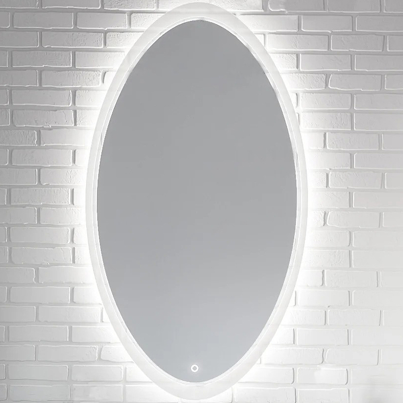 Зеркало STWORKI Вестерос 55 Вес.02.55/W с подсветкой Белое