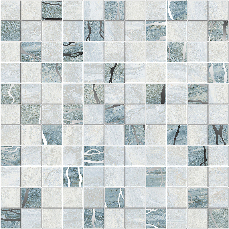 Керамическая мозаика Delacora Crystal Mosaic DW7CRT01 30,5х30,5 см керамическая мозаика altacera vesta silver mosaic dw7msv00 30 5х30 5 см