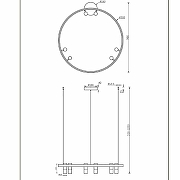 Подвесной светильник Maytoni Modern Satellite MOD102PL-L42W4K Белый-5