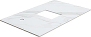 Комплект мебели для ванной STWORKI Эстерсунд 75 460019 подвесной Белый матовый Монте тиберио-7