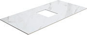 Комплект мебели для ванной STWORKI Эстерсунд 90 460300 подвесной Белый матовый Монте тиберио-7