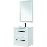 Комплект мебели для ванной STWORKI Эстерсунд 60 440919 подвесной Белый матовый
