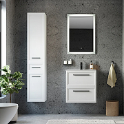 Комплект мебели для ванной STWORKI Эстерсунд 60 440919 подвесной Белый матовый-6