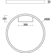 Потолочный светильник Maytoni Modern Rim MOD058CL-L35W4K Белый-6