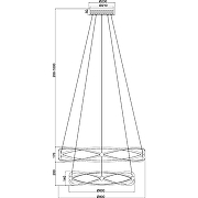 Подвесной светильник Maytoni Modern Weave MOD062PL-L103CH3K Никель-5