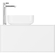 Комплект мебели для ванной STWORKI Ноттвиль 80 414407 подвесной Белый матовый-1