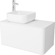 Комплект мебели для ванной STWORKI Ноттвиль 80 414407 подвесной Белый матовый-2