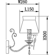 Настенный светильник Maytoni Elegant Bird ARM013-01-W Белый антик-4