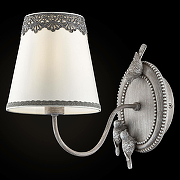 Настенный светильник Maytoni Elegant Bouquet ARM023-01-S Белый Серый-1