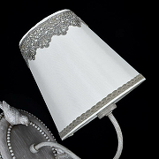 Настенный светильник Maytoni Elegant Bouquet ARM023-01-S Белый Серый-2