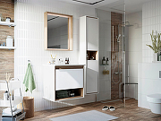 Комплект мебели для ванной STWORKI Ольтен 60 415155 подвесной Белый Дуб сонома-5