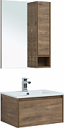 Комплект мебели для ванной STWORKI Карлстад 60 418873 подвесной Дуб рустикальный-2