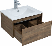 Комплект мебели для ванной STWORKI Карлстад 60 418873 подвесной Дуб рустикальный-3