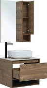 Комплект мебели для ванной STWORKI Карлстад 60 425192 подвесной Дуб рустикальный-4