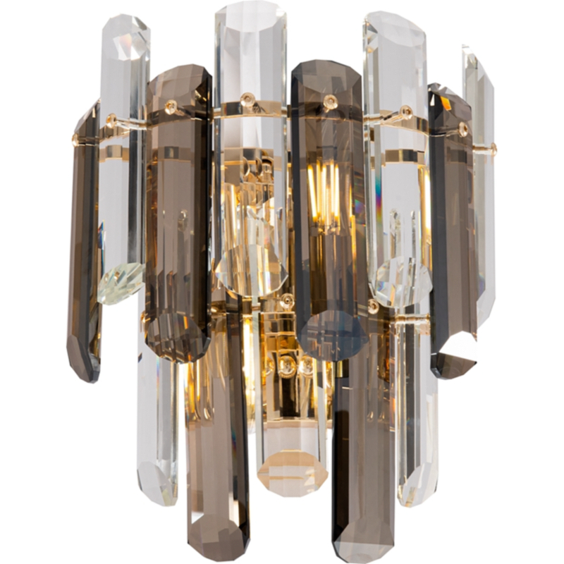 цена Настенный светильник Maytoni Neoclassic Flare DIA200WL-02G Прозрачный Золото