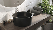 Комплект мебели для ванной STWORKI Ольборг 120 481991 подвесная Белая матовая Дуб карпентер-12