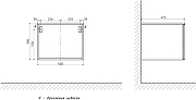Комплект мебели для ванной STWORKI Ольборг 100 485874 подвесная Белая матовая Дуб карпентер-16