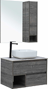 Комплект мебели для ванной STWORKI Карлстад 75 425242 подвесной Дуб рошелье-1