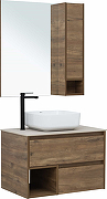 Комплект мебели для ванной STWORKI Карлстад 75 425264 подвесной Дуб рустикальный-1