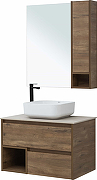 Комплект мебели для ванной STWORKI Карлстад 75 425264 подвесной Дуб рустикальный-4