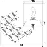 Настенный светильник Maytoni Table Floor Nashorn MOD470WL-01B Черный-4