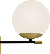 Настенный светильник Maytoni Modern Nostalgia MOD050WL-02G Белый Золото Черный матовый-1