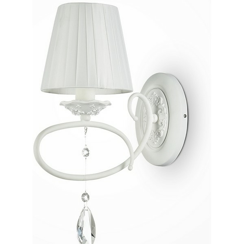 цена Настенный светильник Maytoni Elegant Passarinho ARM001-01-W Белый Белый жемчужный