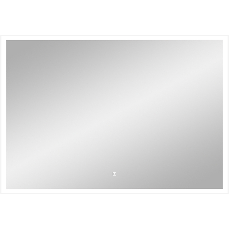 Зеркало Континент Frame White 1000x700 ЗЛП2 с подсветкой с сенсорным выключателем зеркало континент frame silver 600х800 злп891 с подсветкой с сенсорным выключателем