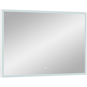 Зеркало Континент Frame White 1000x700 ЗЛП2 с подсветкой с сенсорным выключателем-3