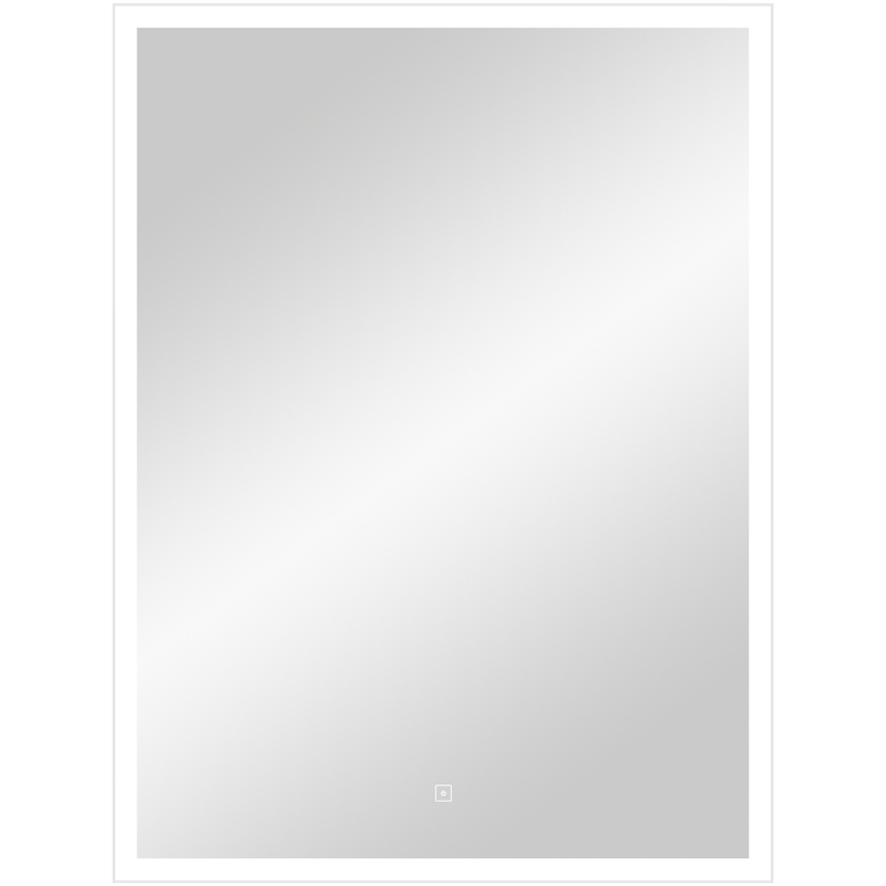 Зеркало Континент Frame White 600x800 ЗЛП944 с подсветкой с сенсорным выключателем зеркало континент frame white 1000x700 злп2 с подсветкой с сенсорным выключателем