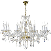 Люстра Maytoni Royal Classic Beatrix DIA019-10-G Прозрачная Золото