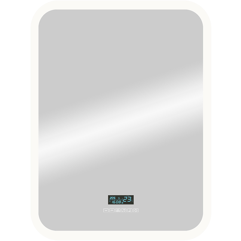 Зеркало Континент Glamour 700х900 ЗЛП451 с подсветкой с многофункциональной панелью