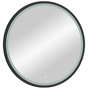 Зеркало Континент Style D 800 ЗЛП2254 с подсветкой Черное с сенсорным выключателем-3