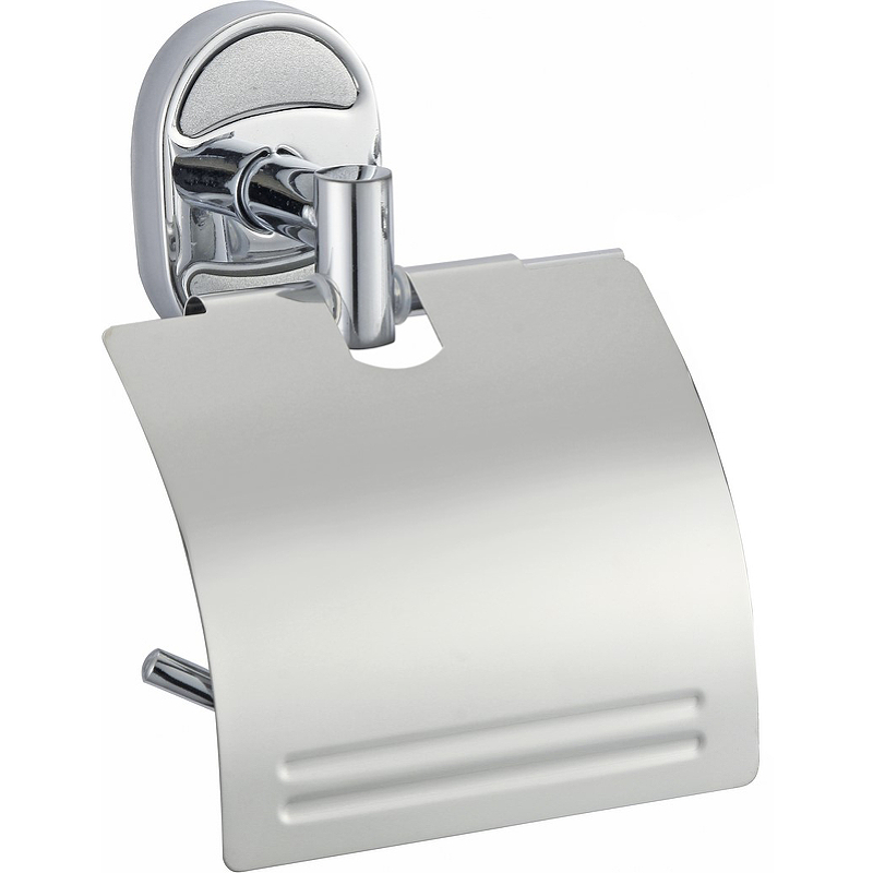 Держатель туалетной бумаги Viko V-411 с крышкой Хром держатель для туалетной бумаги fora drop с крышкой нержавеющая сталь хром for dp015 6734