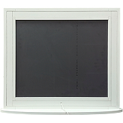 Зеркало Континент 800х700 ЗГП44 гримерное с подсветкой Белое с механическим выключателем-9