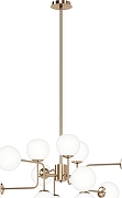 Люстра Maytoni Modern Erich MOD221-PL-12-G Белая Латунь-2