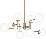 Люстра Maytoni Modern Erich MOD221-PL-08-G Белая Латунь-4