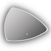 Зеркало Континент Jazz 900х700 ЗЛП617 с подсветкой с сенсорным выключателем-1