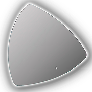 Зеркало Континент Jazz 900х700 ЗЛП617 с подсветкой с сенсорным выключателем-2