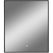 Зеркало Континент Amer 600х700 ЗЛП2273 с подсветкой с сенсорным выключателем с подогревом