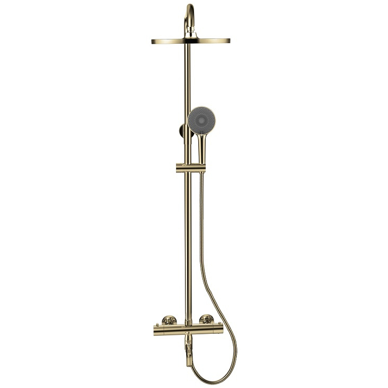 Душевая система Bronze de Luxe Scandi 11060BR Бронза душевая система am pm gem набор смеситель д ванны душа с термостатом верхн душ d 220 мм ручн душ f0790520