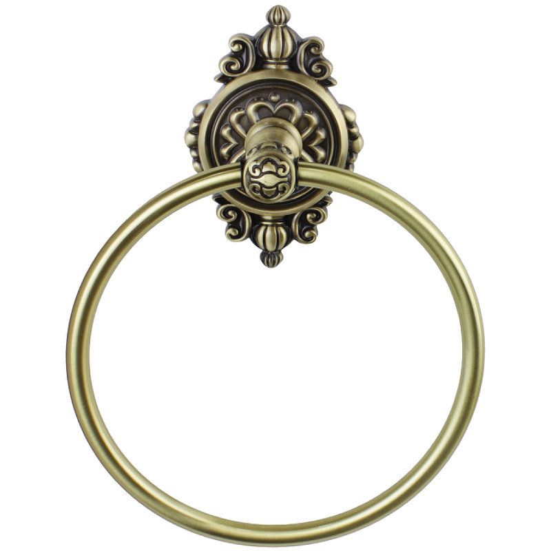 Кольцо для полотенца Bronze de Luxe Royal R25004 Бронза двойной крючок bronze de luxe royal 81152 олень бронза