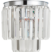 Настенный светильник Divinare Nova 3001/02 AP-2 Прозрачный Хром